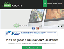 Tablet Screenshot of bitspcrepair.com